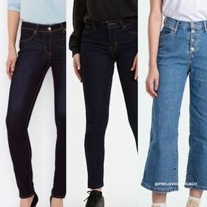 3-piece Levi's Jeans/Denim Bundle! Comes with free jean shorts 🎁